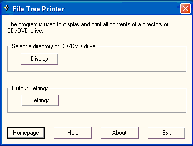 Directory printer, Print Directory, File printer, Floder printer, Print List, Print Listing