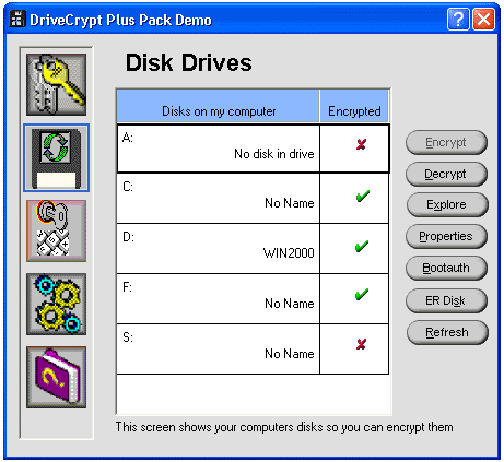 DCPP, DriveCrypt, DriveCrypt Plus Pack, Plus Pack, SecurStar, full disk encryption, hard disk encryption, disk encryption, hard