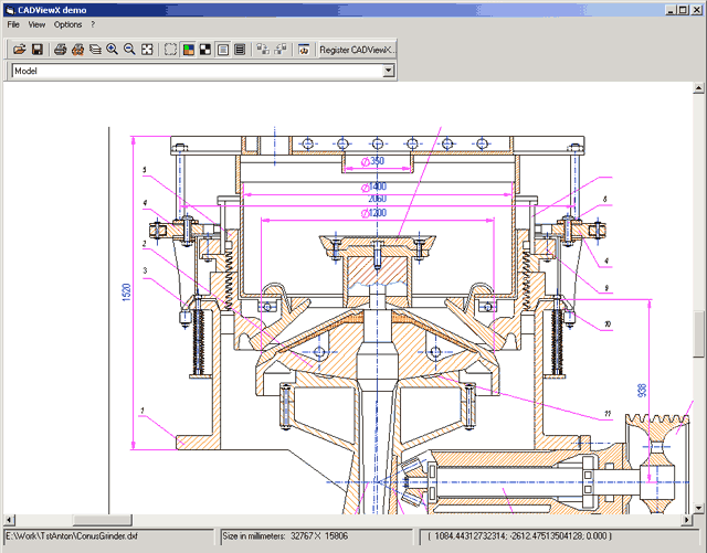 AutoCAD auto cad dxf ms DXF VB.NET VB C# .NET MS Studo CAD Import Importer Loader View Viewing Microsoft cadd delphi activex ocx