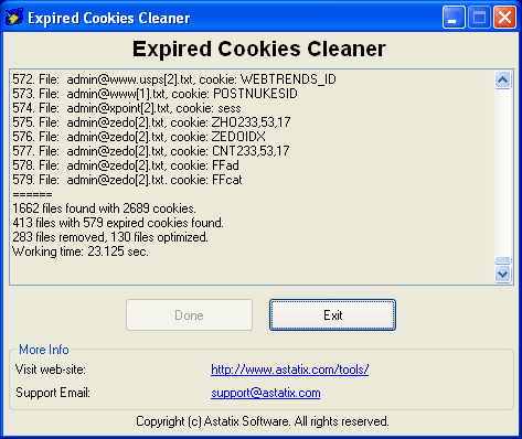 cookies, remove, clean, privacy, browser, MSIE, IE, files, garbage