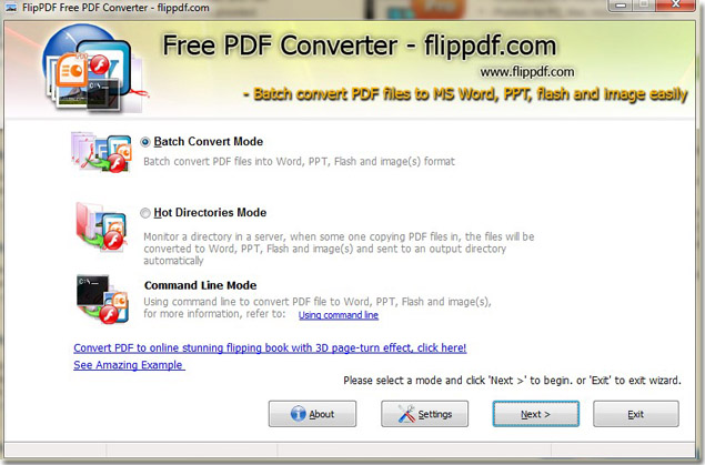 FlipPDF Free PDF Converter