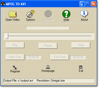 MPEG to AVI, MPG to AVI, Convert MPEG to AVI, Convert MPG to AVI, VCD to AVI, SVCD to AVI, MPEG to DIVX, MPEG to XVID, MPG TO DI