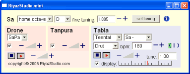 electronic tabla, electronic tanpura, tabla, tabla software, indian classical music, teental, riyazstudio, tabla loop, tabla les