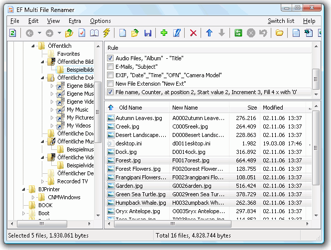 EFSoftware,EFMR,file rename,file renamer,rename files,file multiple rename,batch file rename,MP3 rename,EXIF rename,file rename software,mass file rename
