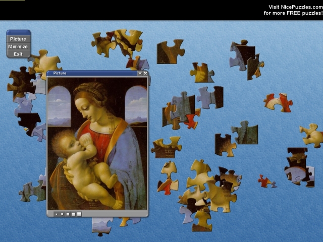 Leonardo, free, puzzles, kids, kid, puzzle, nice, download, freeware