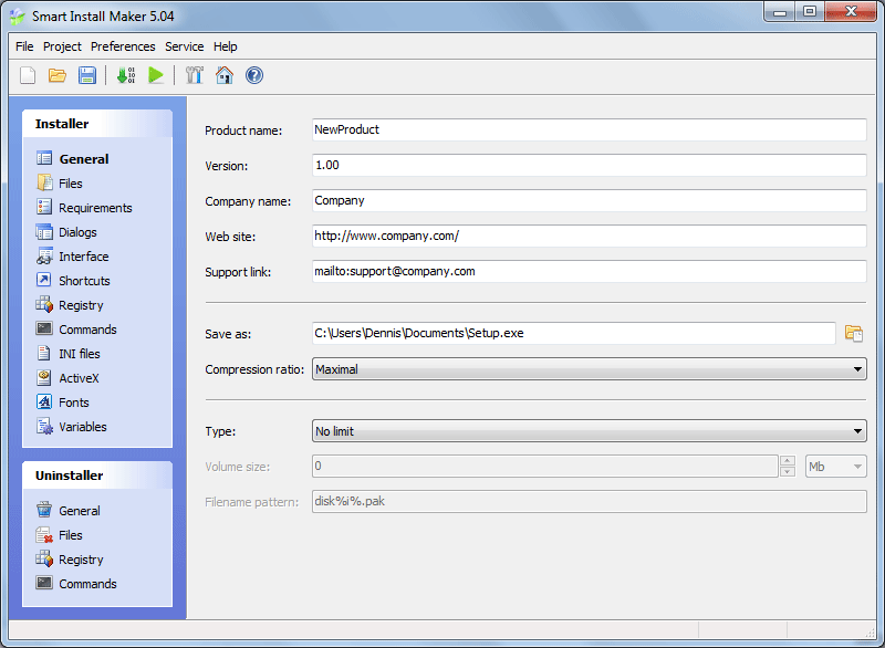 install builder, setup builder, setup generator, installer, dotnet deployment, software install, extract file, create shortcut,