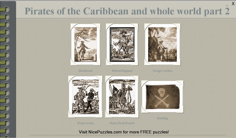 Pirate, Caribbean, free, puzzle, download, freeware, game puzzles