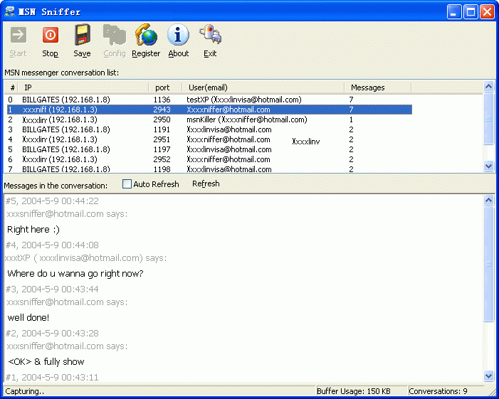 MSN Chat Monitor