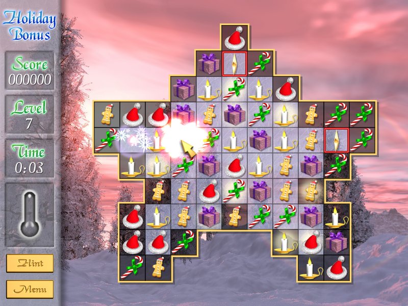 Puzzle, Holiday, Christmas, Xmas, Bonus, Santa, Match-3, match, three, bejewelled, bejeweled, tetris, game, download, PC, family