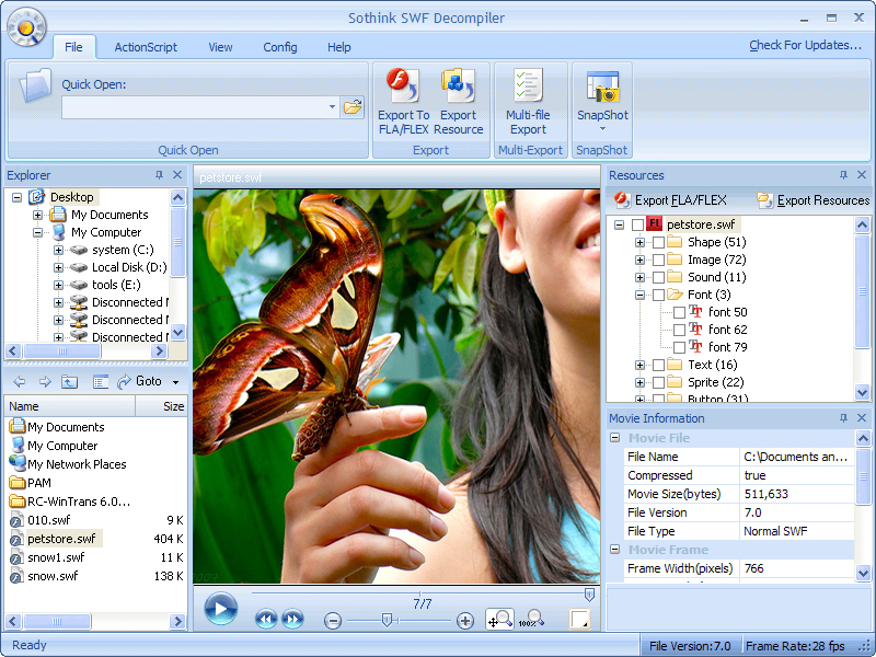 Sothink SWF Decompiler