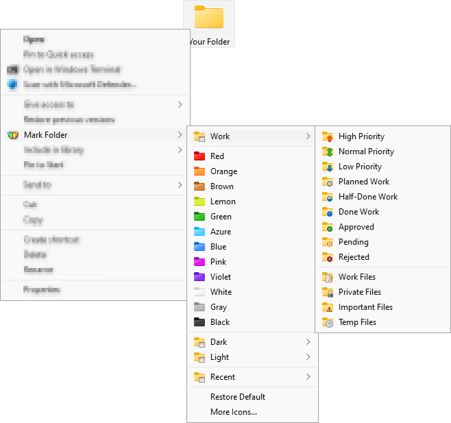 Folder Marker Home - Changes Folder Icons