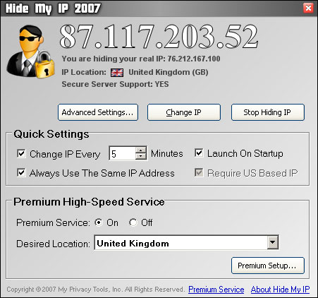 Hide My IP 2007