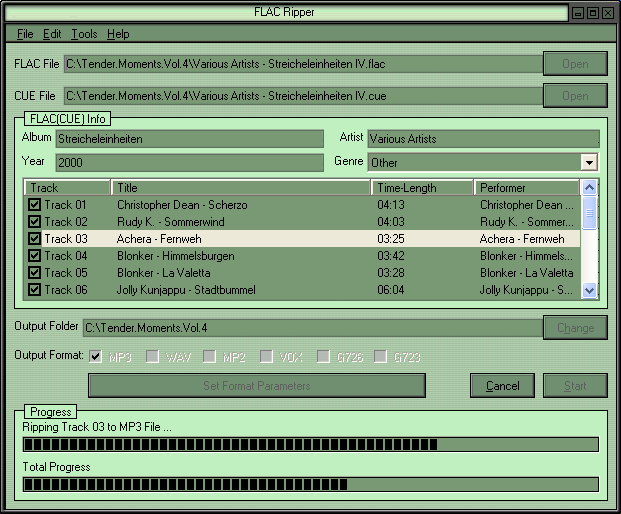 FLAC + CUE, FLAC Ripper, FLAC music, FLAC file, FLAC format, FLAC convert, FLAC to MP3