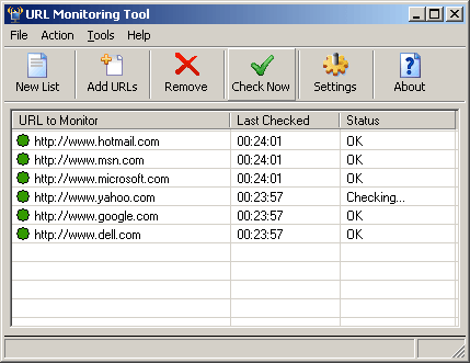 URL Monitoring Tool