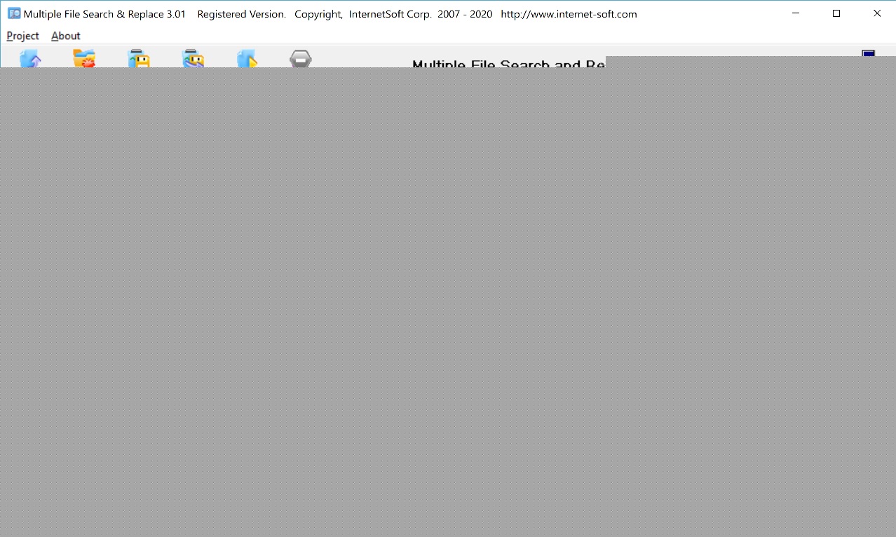 Multiple File Search and Replace