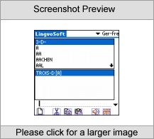 LingvoSoft Dictionary German - French for Palm OS