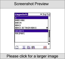 LingvoSoft Dictionary English - Dutch for Palm OS
