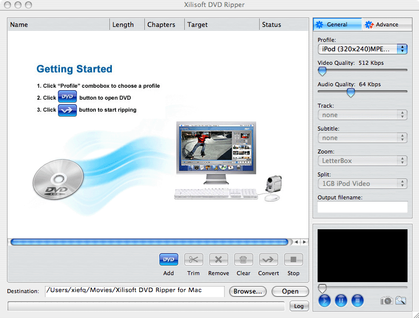 Xilisoft DVD Ripper for Mac