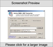 Active DWG DXF Converter