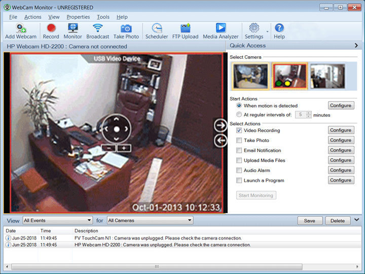 WebCam Monitor