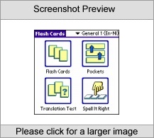 LingvoSoft FlashCards English  Dutch for Palm OS