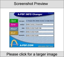 A-PDF INFO Changer Command Line