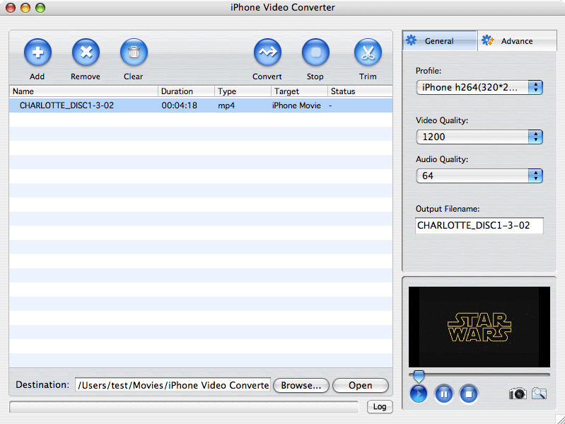 iPhone Video Converter for Mac