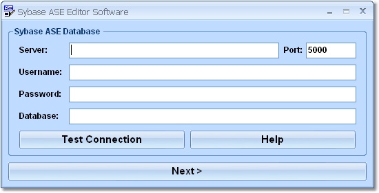 Sybase ASE Editor Software