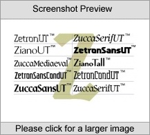 ZetronSansUT Family Mac