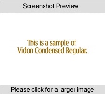 VidonCondensedUT Family PC