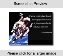 Air and Space Quotes Screen Saver