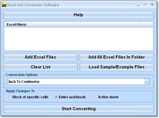 Excel Unit Conversion Software