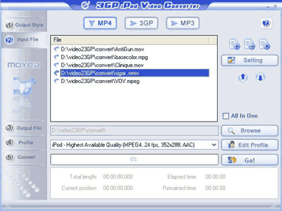 3GP PSP iPod Video Converter