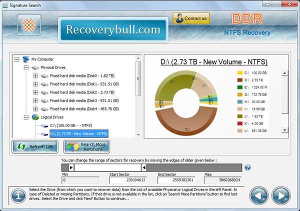 Windows NTFS Recovery