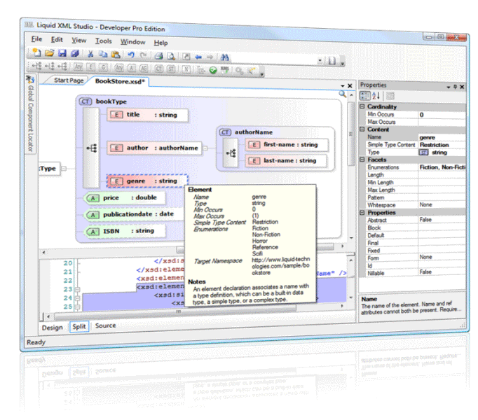 Liquid XML Studio (Free XML/XSD Editor)