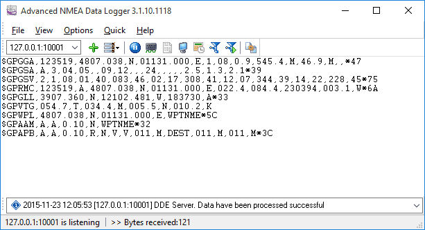 Advanced NMEA Data Logger