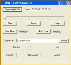 DigitByte WMV To Wav Converter