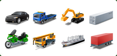 Icons-Land Vista Style Transport Icon Set