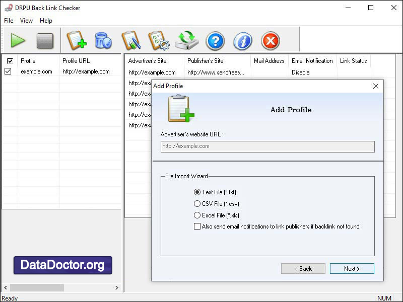 Back Link Tracker Tool