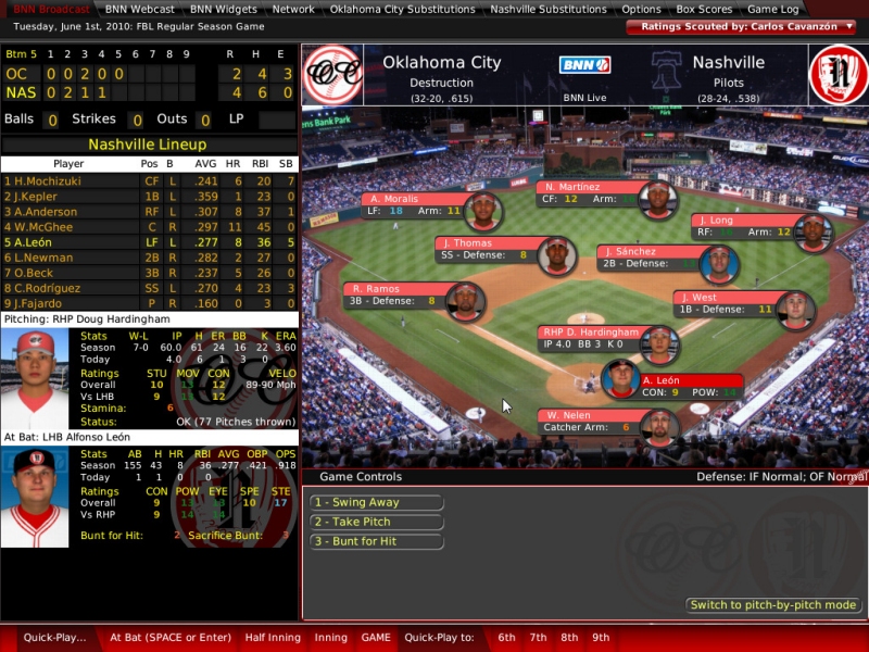 Out of the Park Baseball (Mac)