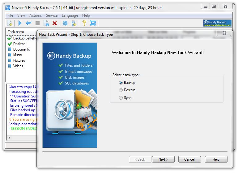 Handy Backup