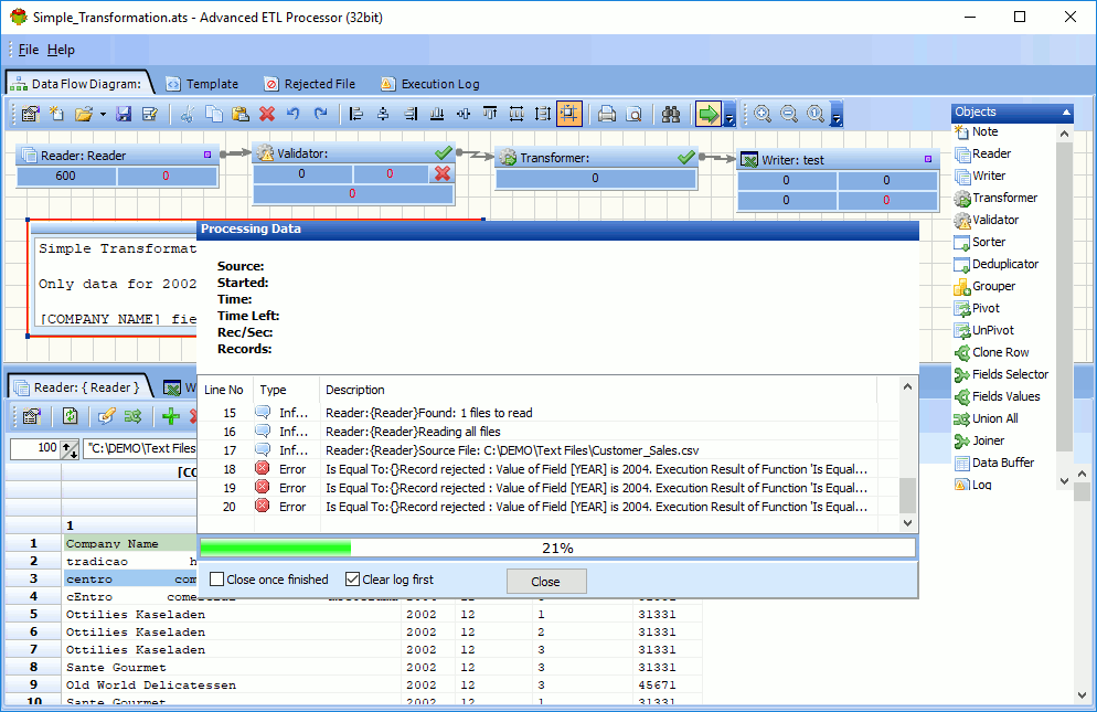 Advanced ETL Processor