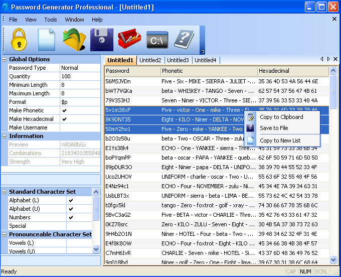 Password Generator Professional 2007