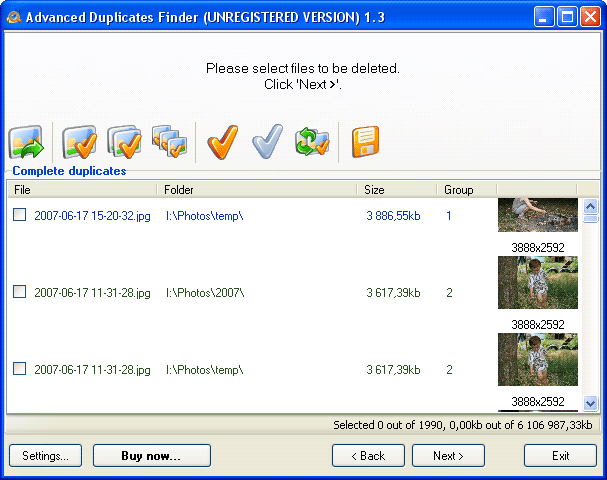 Advanced Duplicates Finder