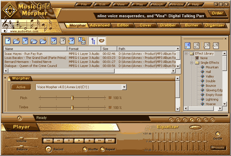 AV Audio Music Morpher Gold