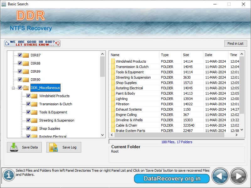 Data Recovery NTFS
