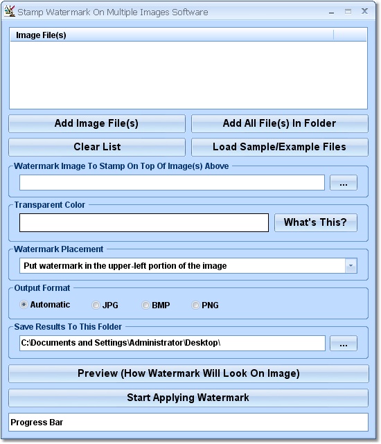 Watermark Multiple Images Software