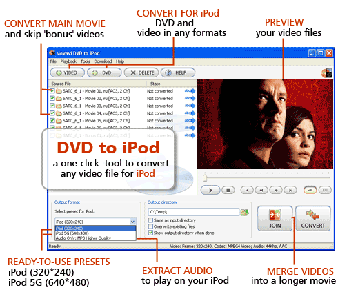 DVD to iPod Movie Converter