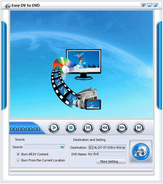 Easy DV to DVD Burner
