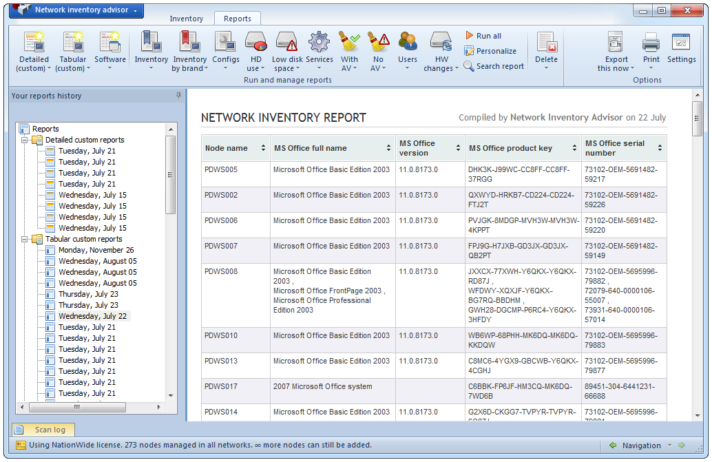 PC Inventory Advisor